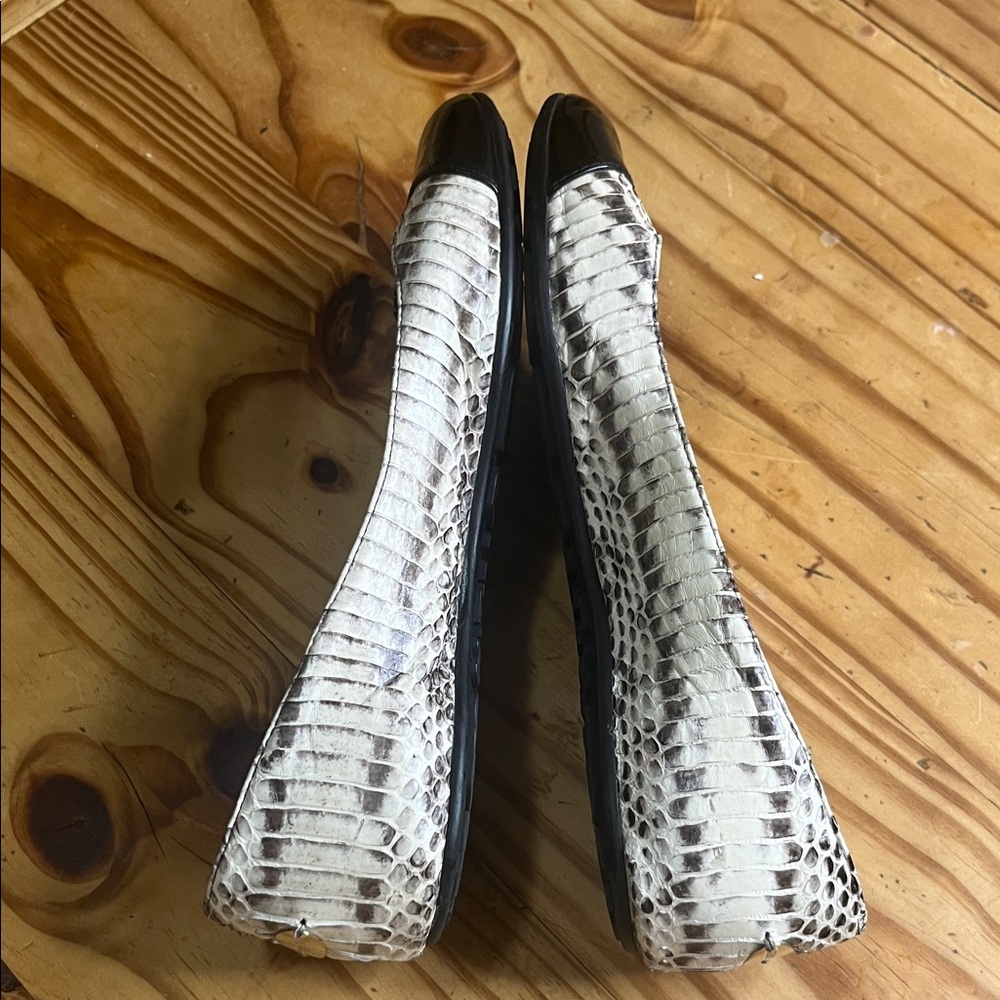 Jimmy Choo Python Leather Round Toe - image 4